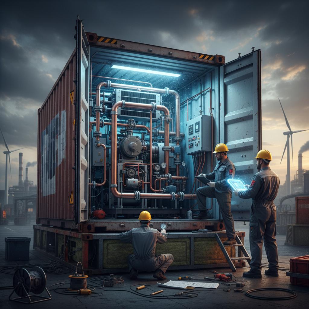 تعمیر سردخانه کانکسی